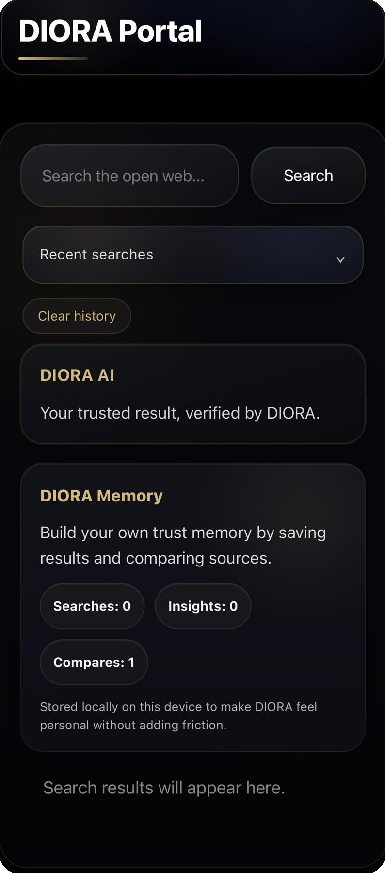 DIORA Portal